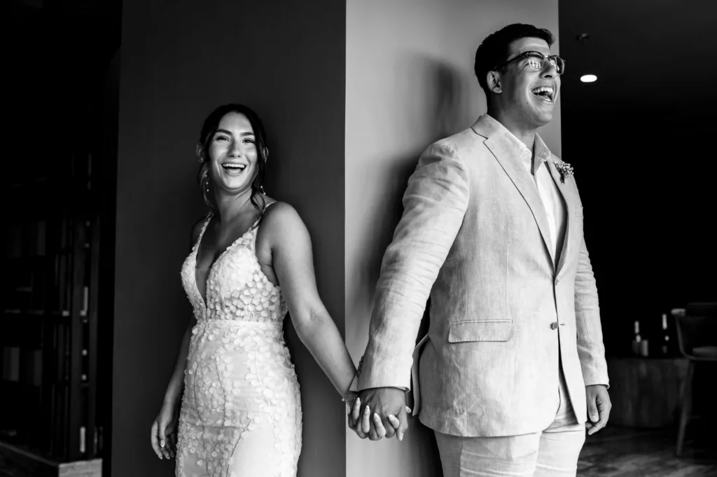 wedding couple beach