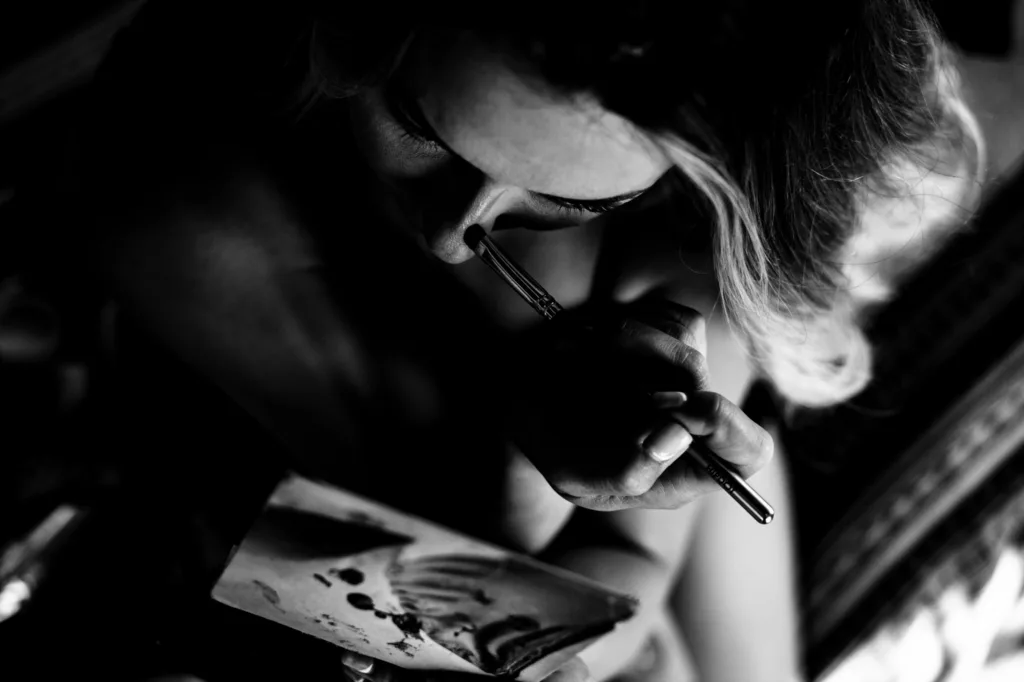 beach wedding couple
