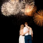 fireworks wedding