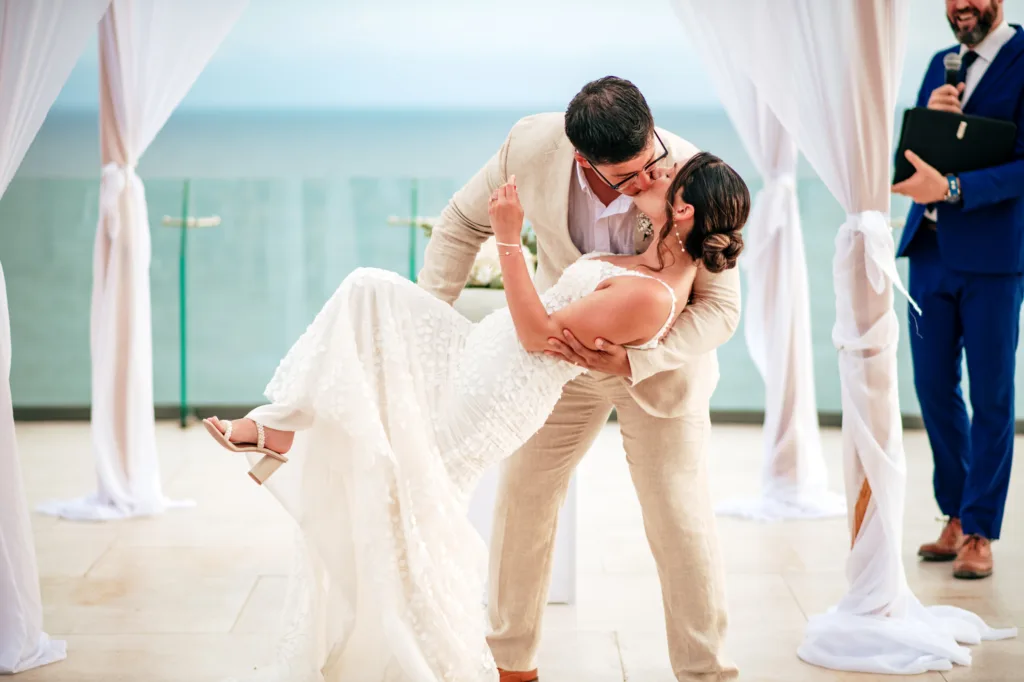 wedding couple beach