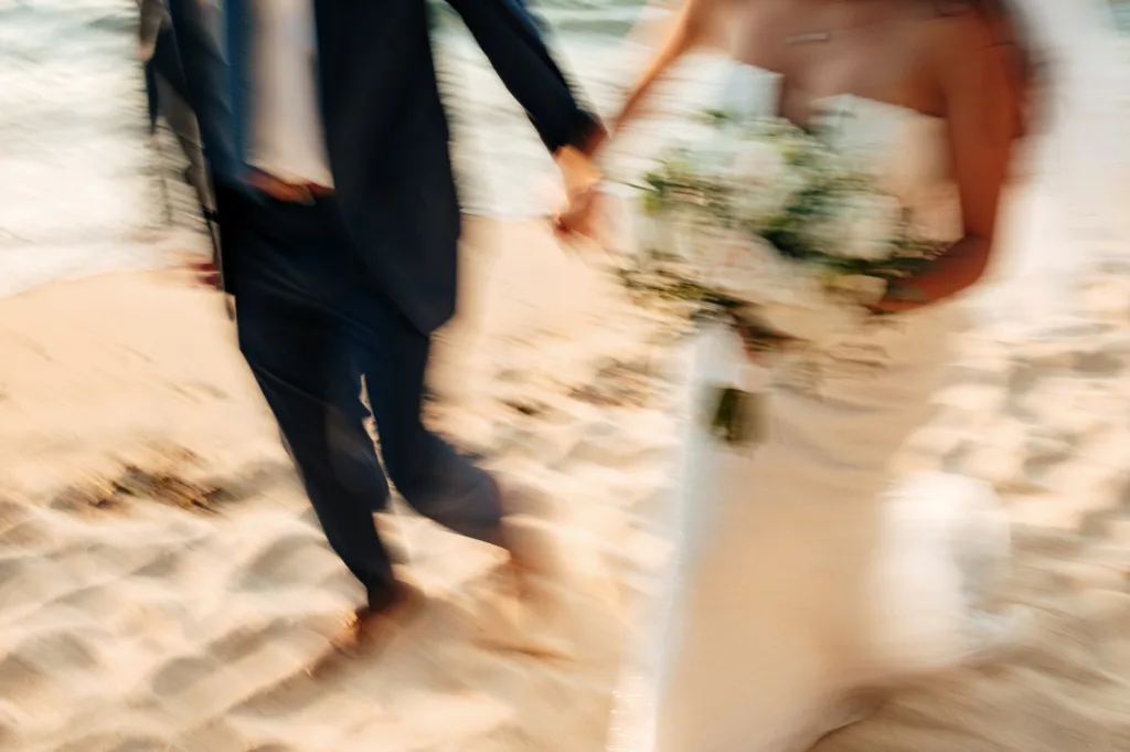 blurry photo of a wedding